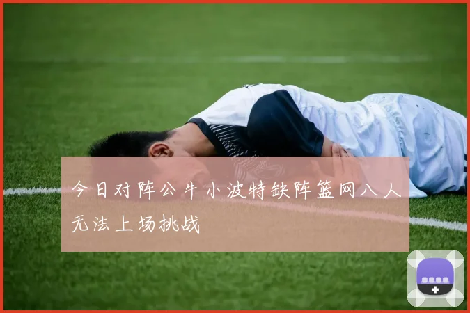 今日对阵公牛小波特缺阵篮网八人无法上场挑战